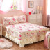 Giường bông váy giường bao gồm bông bông giường bìa xù quilt cover dày bông duy nhất mảnh bông không trượt 1.8m 2.0m Váy Petti
