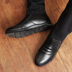Giày cotton nam len mùa đông ấm áp cộng với nhung da dày cao giúp giày cotton thông thường lông một đôi giày nam không trơn các loại giày cao cổ nam Giay cao