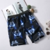 Của nam giới Pajama Quần Mùa Hè Băng Lụa Home Shorts Loose Mỏng Năm-Quần Bãi Biển Quần Nhà Quần Giản Dị Quần Lớn