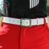 MG Golf Leather Belt White Ladies Belt Sports Golf Phụ kiện 2018 Mới đai nịt bụng nam Thắt lưng