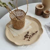 Chicfun ретро ins японский деревянный поднос для ювелирных изделий, поднос для хранения ювелирных изделий, скандинавские декоративные украшения