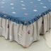 Váy ngủ cotton đơn mảnh phong cách Hàn Quốc công chúa ren váy ngủ bed cover quilt cover bed cover cotton đơn váy đôi - Váy Petti giường váy Váy Petti