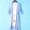 Trang phục bụi mùa hè năm mới của Vatican Series 2018 Hai mảnh bảy tay áo đầm 187 đầm trắng
