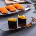 Khách sạn phong cách Nhật Bản tấm gỗ rắn đĩa thức ăn phương Tây khay sushi bàn con lắc sushi tấm bộ đồ ăn nấu sashimi nhà hàng - Tấm Tấm