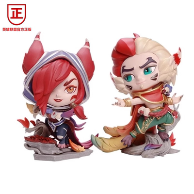 taobao agent [Meow] Spot League of Legends LOL Luo and Xia couples hand -made doll doll game peripheral