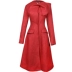 Gấu nhà màu đỏ nhỏ thơm trong chiếc áo khoác len nữ dài mùa xuân và mùa thu 2019 áo khoác mới cho nữ - Trung bình và dài Coat áo gió nữ Trung bình và dài Coat
