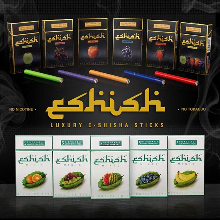 正品eshish男女式电子烟水烟薄荷水果味香菸电子烟戒烟产品