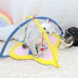 Палатка, игрушка, колокольчик, кот