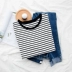 Top 呱呱 đồ ngủ của phụ nữ mùa xuân dài tay áo bông T-Shirt mặc giản dị bên ngoài dịch vụ nhà nữ mùa hè điều hòa không khí phù hợp với