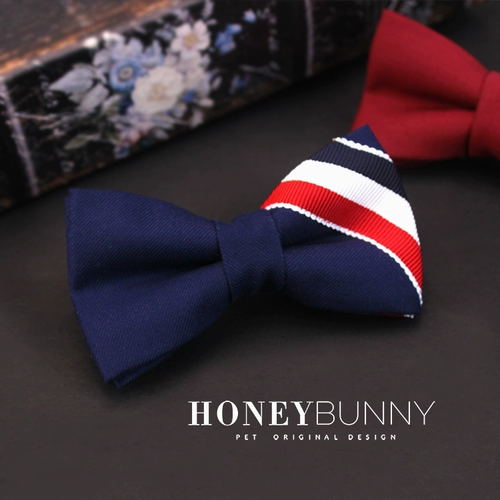Honeybunny Pet Dog tb галстук галстук бренд Bowla Circle Cat Bell Bell Teddy Свадебная стрельба