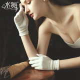 水舞 Короткие ретро кружевные тонкие перчатки для невесты, стиль Лолита