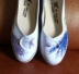Một thương hiệu của Bắc Kinh cũ giày vải L-45 sen tăng canvas doodle vẽ tay y tá giày retro Hanfu giày giay the thao nu Plimsolls