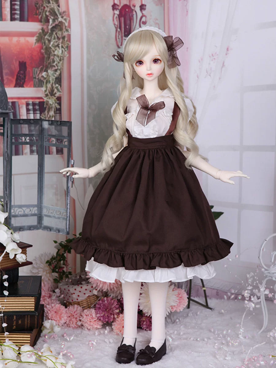 [Детская одежда] Одежда для кукол BJD, одежда для SD кукол, 6/4/3, женская, британский ретро стиль, фартук/морда? юбка, головной убор?