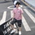 Balla Balla cho bé trai mùa hè 2019 Mới vừa cho trẻ em mặc Hàn Quốc ngắn tay hai mảnh mùa hè - Phù hợp với trẻ em