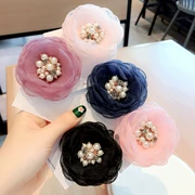 Hàn Quốc nhập khẩu organza brooch ren hoa đính cườm pin trâm cài pin tiara kẹp tóc phụ kiện khí - Trâm cài