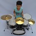 Trống trẻ em người mới bắt đầu Bộ gõ Tây Bộ quà tặng sinh nhật 2-12 (không phải đồ chơi) - Đồ chơi nhạc cụ cho trẻ em đàn organ cho bé Đồ chơi nhạc cụ cho trẻ em