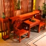 Đồ nội thất Trung Quốc Đồ gỗ Ming và Qing Ganoderma lucidum Zhongtang bốn hoặc sáu bộ gỗ rắn cổ Tám bàn bất tử Trường hợp ghế Taishi cho bàn - Bàn / Bàn 	bàn ghế gỗ kiểu cổ điển	