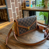 Сумка через плечо, небольшая цепь, из натуральной кожи, коллекция 2022, в корейском стиле, городской стиль, изысканный стиль