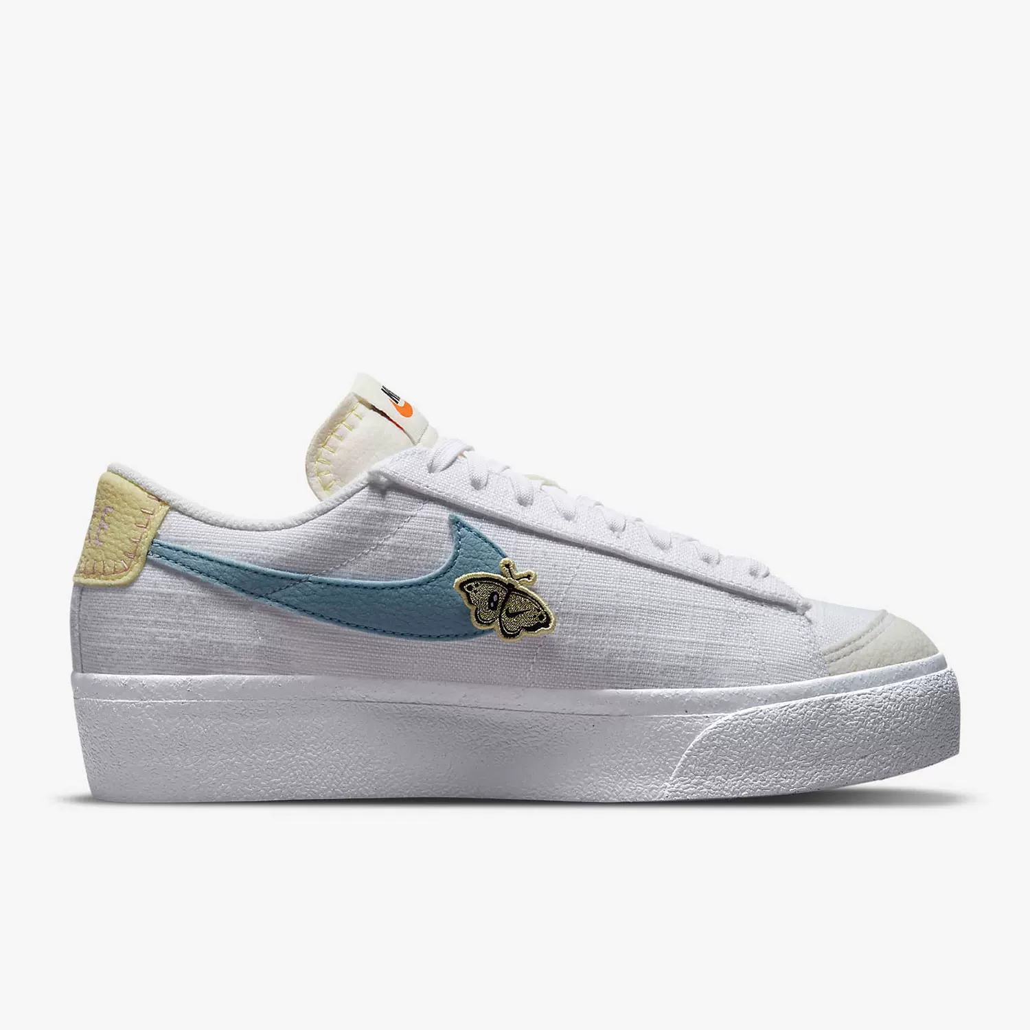 Nike/Nike оригинал Blazer Low Platform женские повседневные кеды на доске DJ6376-100