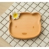 Bộ đồ ăn bằng gỗ Nhật Bản trẻ em sáng tạo phim hoạt hình tấm ăn tối tấm cơm tấm lưới tấm khay khay gạc mèo con - Đồ ăn tối