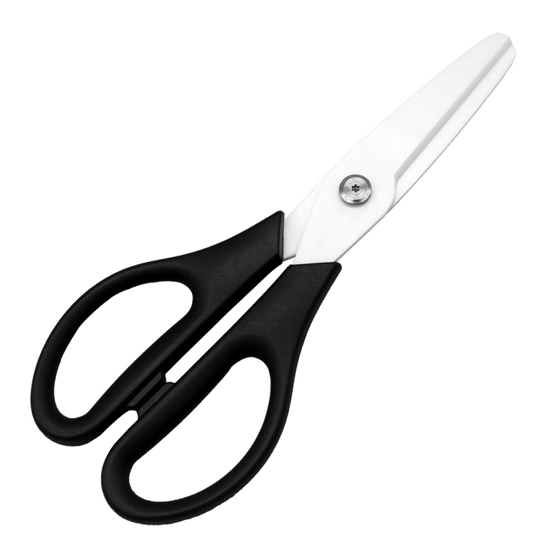 Black + Large Scissorsceramics scissors Large Baby Food  Material scissors insulation special-purpose experiment Corrosion protection multi-function Industry Big size Scissors