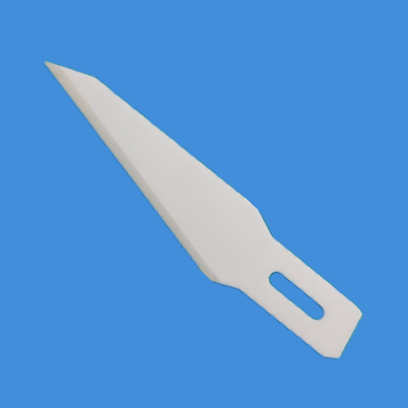 Carving Blade + 10 PiecesZirconia ceramics trapezoid Large The knife slice No rust sharp insulation cut paper carving fold replace blade