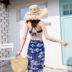 Xiaojin 2019 thời trang áo tắm mới nữ cảm giác Slim bikini nhỏ phẳng váy áo tắm ba mảnh - Bikinis váy tắm biển đẹp Bikinis