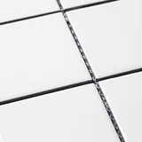 Туалетная плитка с северной нординой черно -белая кухня для ванной комнаты и настенная плитка для ванной плитки девять дворцов сетка