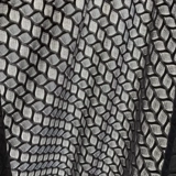 Мужская шелковая ткань, модная футболка, 3D, V-образный вырез