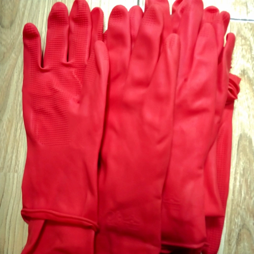 Резиновые нескользящие перчатки, короткая водонепроницаемая кухня, Южная Корея