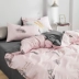 Chăn bông bốn mảnh ký túc xá sinh viên công chúa gió ba mảnh cotton 150x200 cotton 2 tấm đặt - Quilt Covers vỏ chăn ga gối Quilt Covers