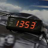 Часы, термометр, электронный светящийся электромобиль для автомобиля