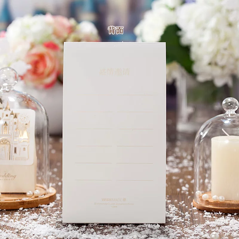 Castle Creative European Wedding State Card Card Simi Wedding Table Card Wedding Banquet Table Brand Wedding Products