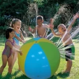 Надувная игрушка для плавания, мяч для водного поло для игр в воде для игры с песком, уличные садовые фонари