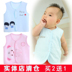 Bé vest mùa hè mỏng bé vest cotton 0-3 tuổi trẻ vest vest sơ sinh ấm vest áo khoác Áo ghi lê