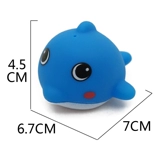 B.Duck, мультяшная игрушка из пластика для игр в воде для младенца для ванны, акула, антистресс