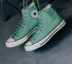 Converse Converse 1970s Samsung Standard Mint Green High Men and Women Shoes 157437C Giày vải - Plimsolls giày converse cao cổ Plimsolls