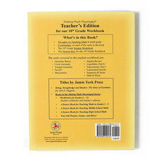 Книги для родителей 华德福生活馆 让数学有意义系列 十年级数学练习册