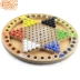 Trẻ em của câu đố checkers glass beads dành cho người lớn trò chơi bảng cờ vua bằng gỗ bay cờ vua backgammon cha mẹ và con đồ chơi