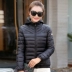 Áo khoác nữ mùa đông 2018 mới xuống áo khoác cotton nữ nhẹ phần ngắn Áo khoác cotton nhỏ phiên bản Hàn Quốc của áo khoác thon gọn - Bông Bông