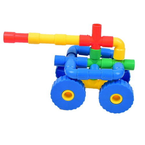Пластиковый конструктор для детского сада, пуля, настольная игра, игрушка, со снежинками, раннее развитие