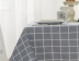 Phong cách châu âu đơn giản hiện đại lưới đồng bằng cotton linen bảng vải bàn cà phê bảng máy tính bàn tròn vải tùy chỉnh