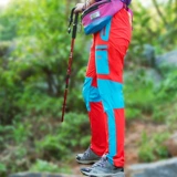 Уличные быстросохнущие спортивные альпинистские эластичные штаны подходит для пеших прогулок, быстрое высыхание, большой размер