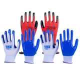 Износостойкие нескользящие водонепроницаемые рабочие пластиковые механические перчатки, 24шт