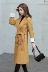 Lỏng kích thước lớn áo len nữ 2018 mùa thu và mùa đông mới Hàn Quốc thời trang eo khí len áo dài các mẫu áo dạ ngắn đẹp nhất Accentuated eo áo