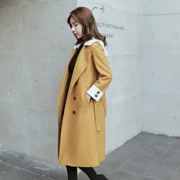 Lỏng kích thước lớn áo len nữ 2018 mùa thu và mùa đông mới Hàn Quốc thời trang eo khí len áo dài