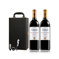 法国进口红酒双支礼盒法国红酒进口干红葡萄酒双支礼盒有什么区别?