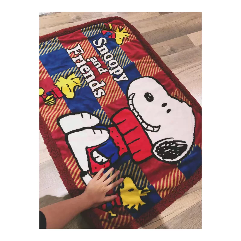 Snoopy, японское одеяло-дуайт, бархатное покрытие, (Physicals)