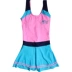 Áo tắm Datong 12-15 tuổi Nữ váy một mảnh loại 10 áo tắm trẻ em lớn 11 bộ đồ bơi nữ tiểu học - Bộ đồ bơi của Kid