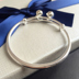 Nhật Bản và Hàn Quốc Tide thương hiệu thời trang trang sức vòng tay chuông bạc Glossy rắn vòng đeo tay thời trang vòng tay nữ đơn giản vòng bạc cho bé Vòng đeo tay Cuff